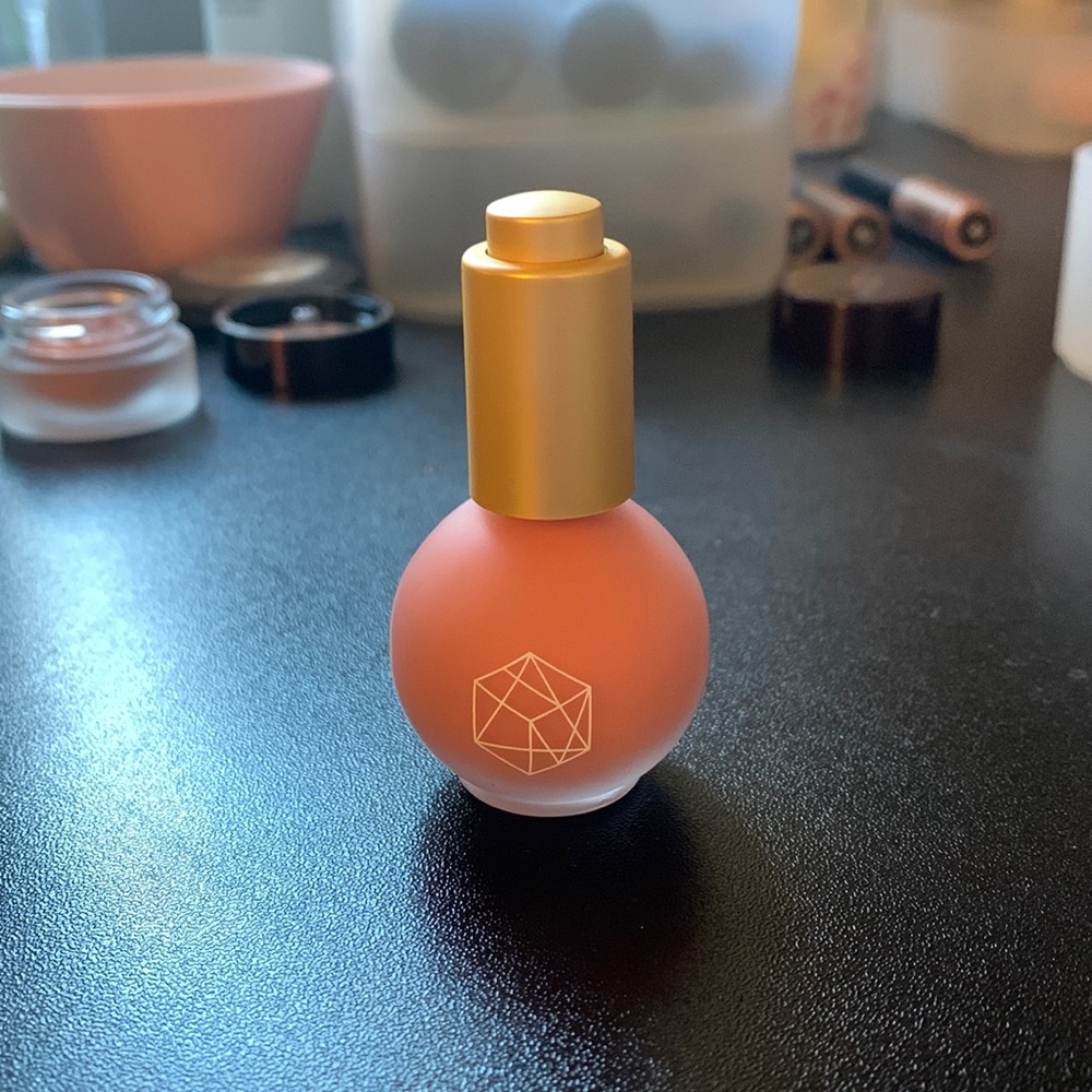 Em Cosmetics serum blush in Rose Milk.